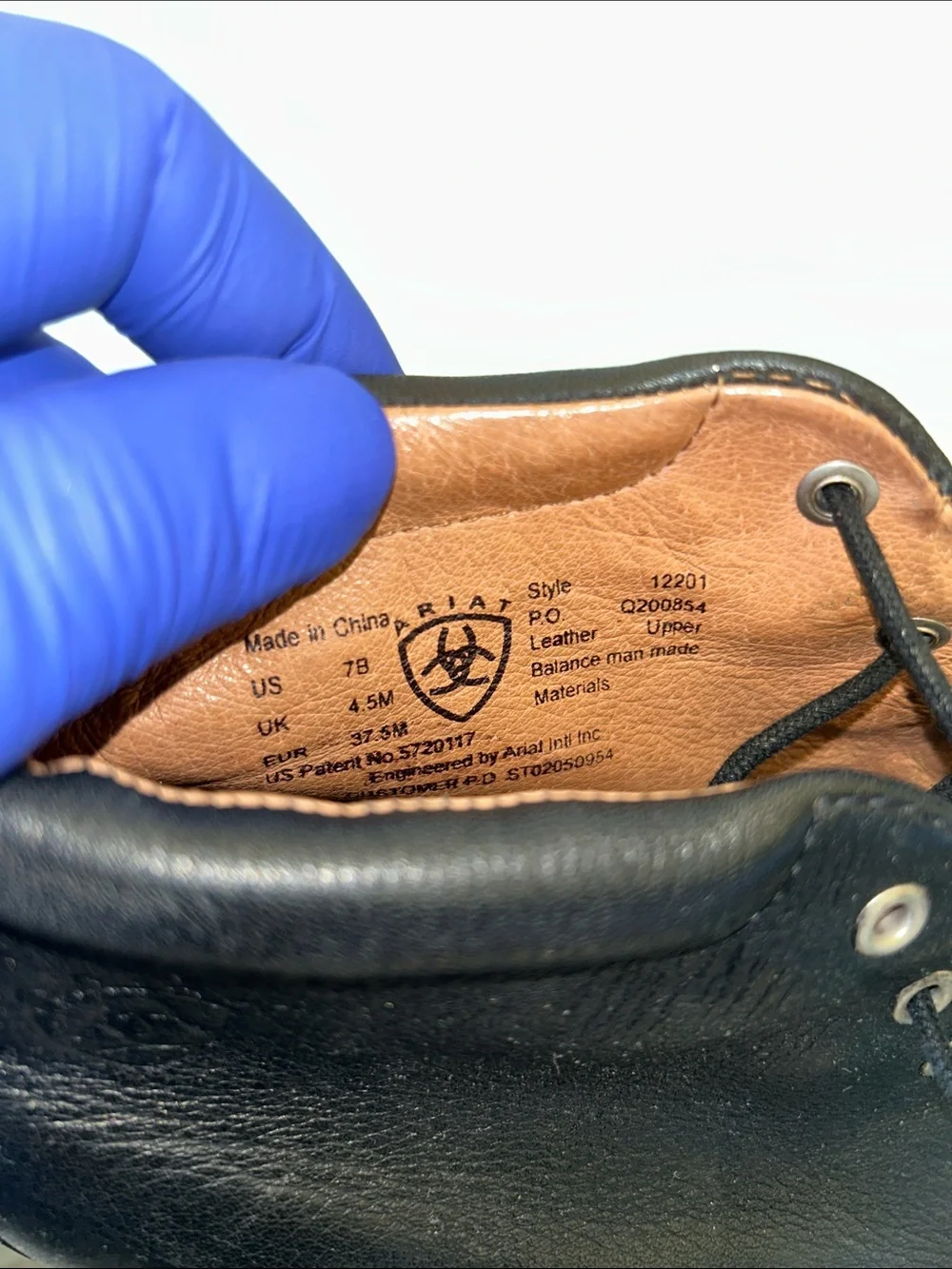 Ariat Black Leather Chukka Boots with Kiltie